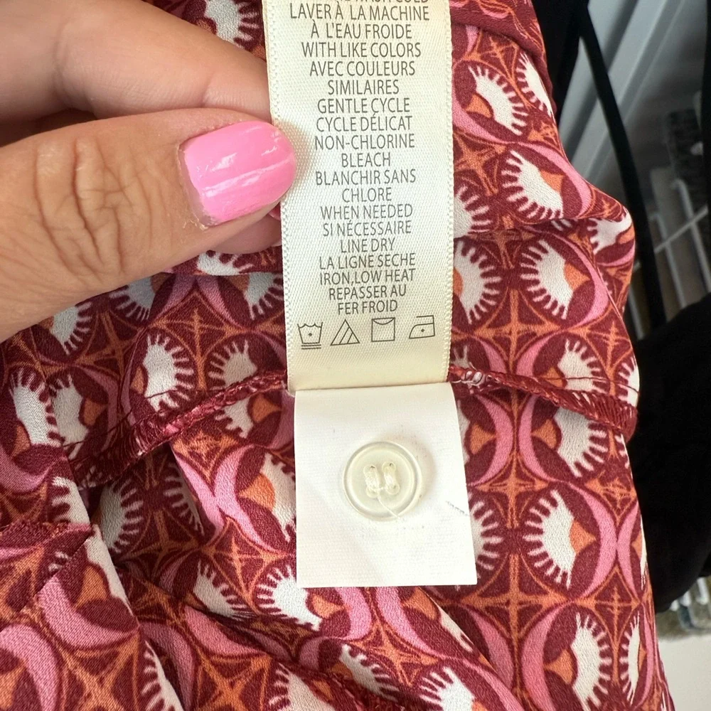 Max Studio Red Patterned Dress - Picture 14 of 14
